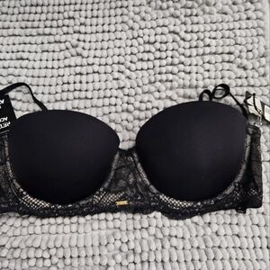1 New BeMe New York Black Bra size 32C